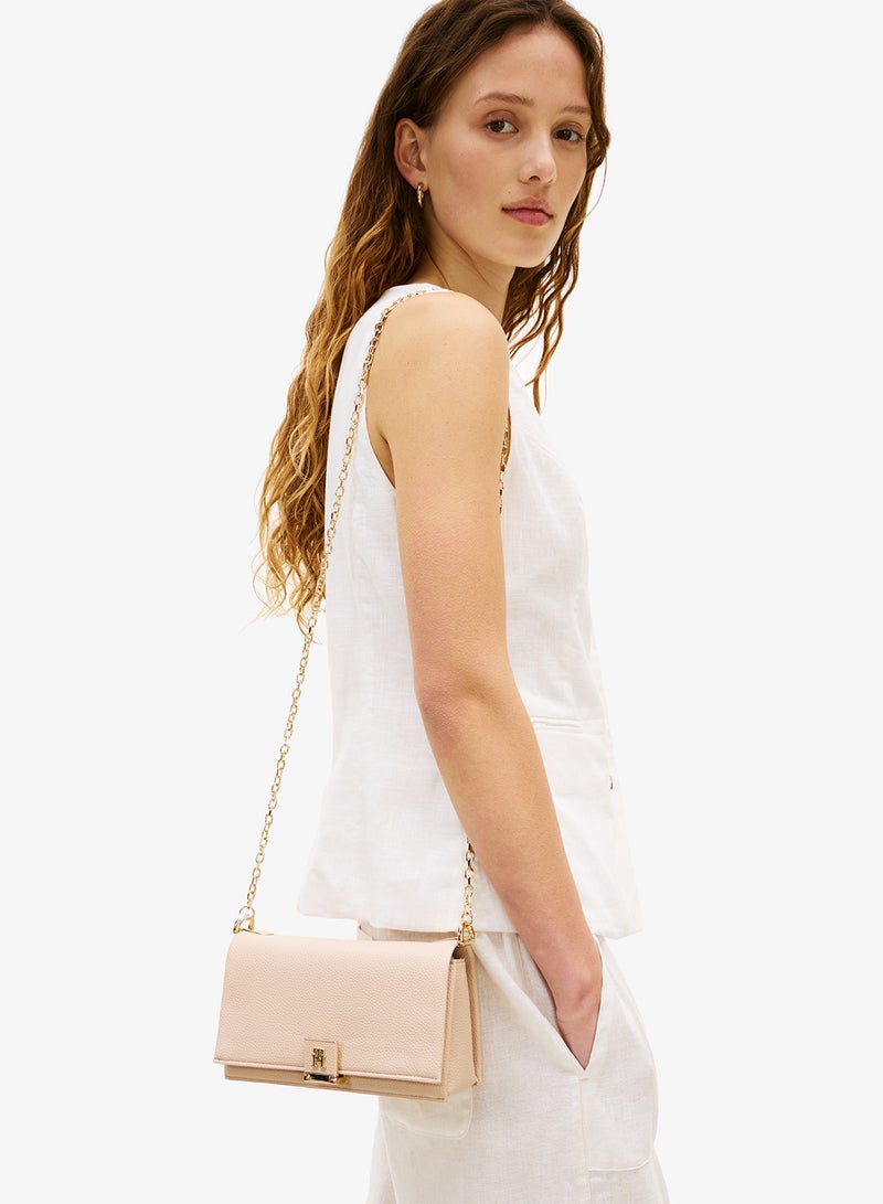 TOMMY HILFIGER TH Monogram Chain Strap Crossbody Bag - Image 2
